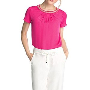 ESPRIT Collection Dames regular fit blouse met subtiele plooien
