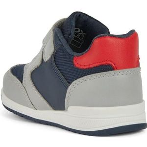 Geox Baby B Rishon Boy A Sneakers voor jongens, Grey Navy, 23 EU