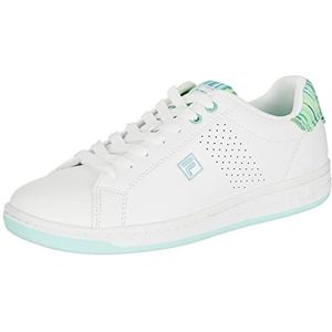 FILA Crosscourt 2 NT wmn Sneakers voor dames, wit-brook groen, 40 EU