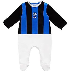 phi promotions b.v. F.C. Inter babyromper, nerazzurre-strepen en logo