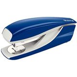 Leitz Kantoor nietmachine van metaal, voor 40 vellen, incl. nietjes, ergonomisch design, blauw, NeXXt-serie, 55220035