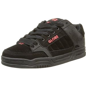 Globe Sabre skate-schoen voor heren, Zwart Zwart Zwart Rood, 40.5 EU