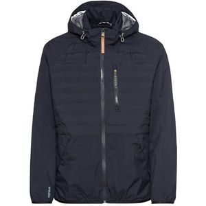 Camel Active - Herenjas - Donkerblauw - Materiaal - Winterjas