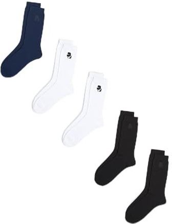 Karl Lagerfeld - Lot van 5 Paar Sokken - Zwart/Blauw/Wit - K/Kameo