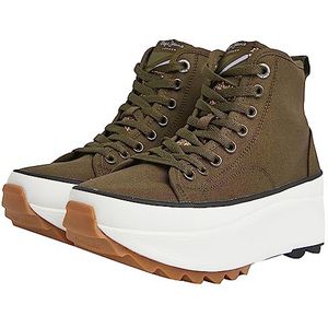 Pepe Jeans Woking Jones Sneaker voor dames, Groene Safari, 7 UK