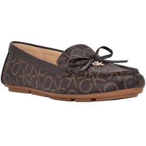 Calvin Klein Women's Linca Loafer, Espresso Logo, 6.5