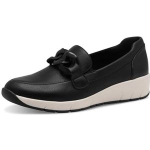 Jana Elegante veganistische damesslippers, zwart, 40 EU