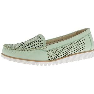 Andrea Conti Dames mocassin, pastelgroen, 38 EU, pastelgroen, 38 EU