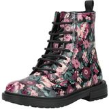 GEOX - Eclair - Enkellaarsjes - Zwart/Roze - Polyurethaan