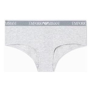 EMPORIO ARMANI Dames Logoband Culotte Hipster Slipje, Grijs, S, Grijs, S