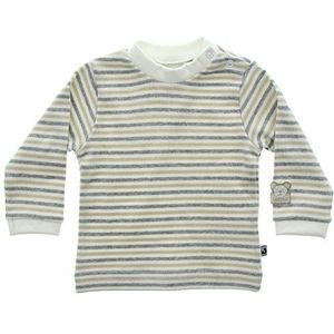 Jacky Unisex ondergoed met lange armen voor baby's en peuters, schattig beer-motief, maat: 62, leeftijd: 2-3 maanden, ringel/off-white, 147101, Ringel/Off-White, 62 cm