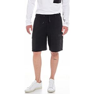 Replay Heren M9940 Shorts, 098 Zwart, M, 098 Black, M