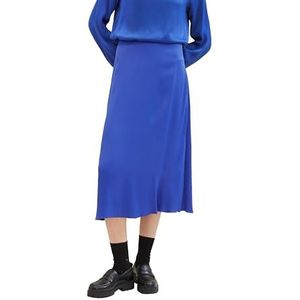 TOM TAILOR Midirok voor dames, 25386 - Crest Blauw, 38