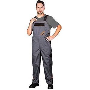 Reis PRO-B_Sbp50 Pro Master beschermende tuinbroek, staalblauw-zwart-oranje, 50 maten