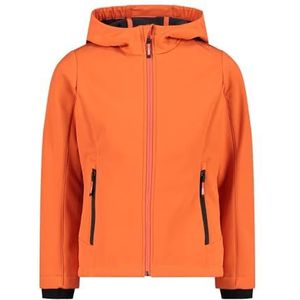 CMP Unisex Kid's G Jacket met vaste capuchon, Campari-Antraciet, 164