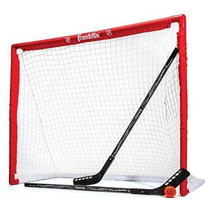 Franklin Inline Hockey Comp PVC Goal 46"", Stick & Ball Set, rood, One Size