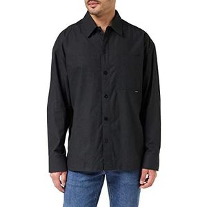 G-STAR RAW Heren Boxy fit ls Shirt, meerkleurig (dk Black/Cloack D23007-D123-D568), XS, meerkleurig (Dk Black/Cloack D23007-d123-d568), XS