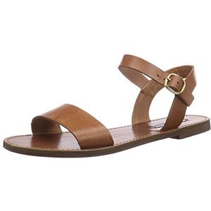 Steve Madden Dondi Romeinse sandalen voor dames, Bruin (Cognac), 38 EU