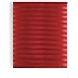 ECOMMERC3 | Rolgordijn, transparant, afmetingen 120 x 180 cm, eenvoudig aan te brengen, stof, afmetingen 117 x 175 cm, met rode strepen