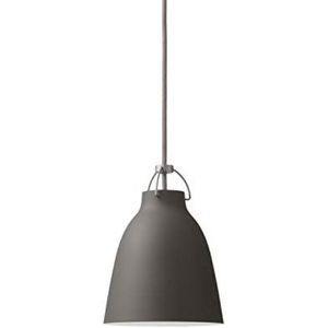 Hanglamp Caravaggio Matt P1, ontworpen door Cecilie Manz, flexibele en verstelbare verlichting, aluminium, 16,5 x 16,5 x 21,6 cm, grijs (14035112)