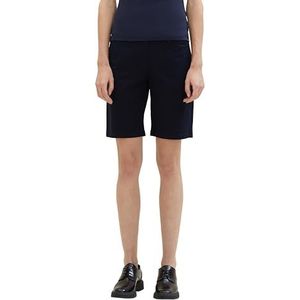 TOM TAILOR Dames chino bermuda shorts, 10668 - Sky Captain Blue, 34
