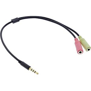 InLine® 99302I audio headset adapterkabel