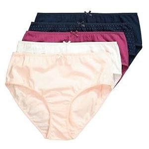 Ulla Popken - Midislips - Helder Zeilblauw - 5-pack - Plus Size