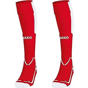 JAKO Sokken Lazio 3866, meerkleurig (rood/wit), 5 (43-46)