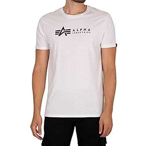 Alpha Label - T-shirt - 2-pack - Wit - Katoen