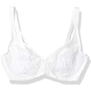 Simone Perele Dames Delice Sheer Plunge BH Wit, 34F
