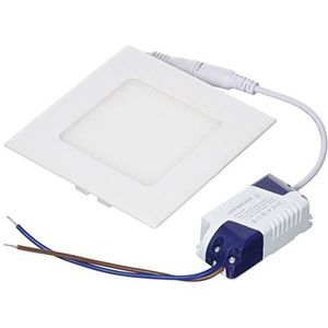 Cablematic - 117 mm 4W vierkant downlight LED-paneel warm wit