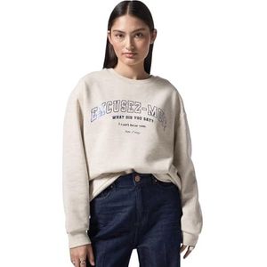 Street One - Studio Oversized Sweater - Soft Cream - Lange Mouwen - Ronde Hals