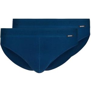 Skiny - Cotton Retro Slip - Navy - 2 Stuks