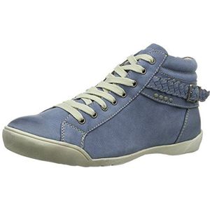 Hoopah by Andrea Conti 2617423013 hoge sneakers voor dames, blauw blauw blauw, 42 EU