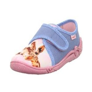Superfit Belinda Pantoffels voor meisjes, Lichtblauw roze 8400, 25 EU Weit