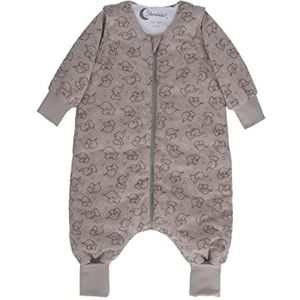 Sterntaler Baby Unisex slaapzak met pijpjes Olifant Eddy - baby overall - beige, 70 cm