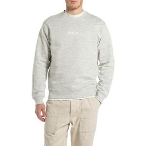 REPLAY - M05 - Sweat-shirt - Grijs Licht Gemêleerd - Regular Fit