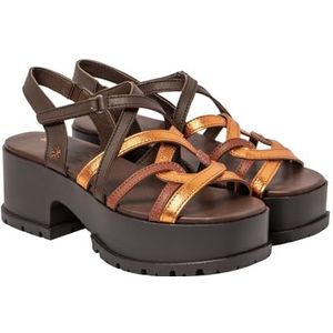 ART 1833 Manchester, damessandalen, meerkleurig bruin, 36 EU