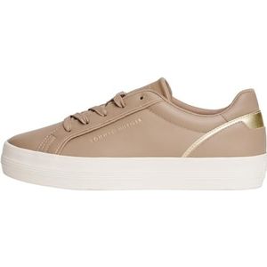 TOMMY HILFIGER - Sneakers Laag - Beige - Glad Leer