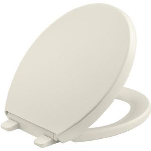 KOHLER K-4009-96 onthullen stil-dicht met grip-strakke bumpers toiletbril met ronde voorkant, koekje
