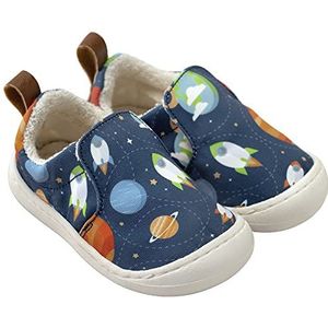 Pololo Seaqual Chico Kinderschoenen, veganistische schoenen voor jongens en meisjes (planeten), Meerkleurig, 26 EU