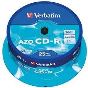 Verbatim CD Rohlinge Spindel. 25 Stuk crystal