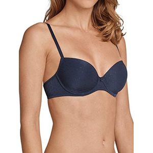 SCHIESSER - Pure Jacquard - Beugel BH - Nachtblauw - 1-pack