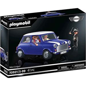 PLAYMOBIL Classic Cars 70921 Mini Cooper, modelauto voor volwassenen en speelgoedauto voor kinderen, 5-99 jaar