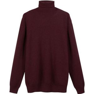 Diana Studio - Coltrui van kasjmier en wol, heren, lange mouwen, casual fit, bordeaux, M, bordeaux., M-XXL