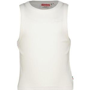 Vingino G-Basic Crop Rib Top ondergoed voor meisjes, echt wit, 6 Jaar