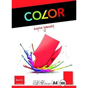 Elco 74616.92 Color kantoorpapier, A4, 80 g, intens rood