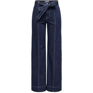 Onlmadison Blush Hw Wd Belt Dnmbj583Noos, donkerblauw (dark blue denim), XXL / 30L