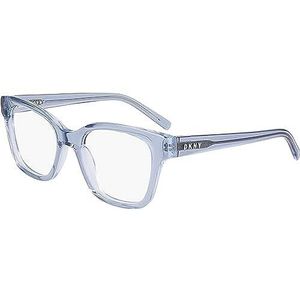 DKNY bril voor dames, blauw, laminaat, 50/19/140