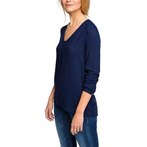 Esprit 125EE1F005 - blouse - normale maat - lange mouwen - dames - blauw - 42